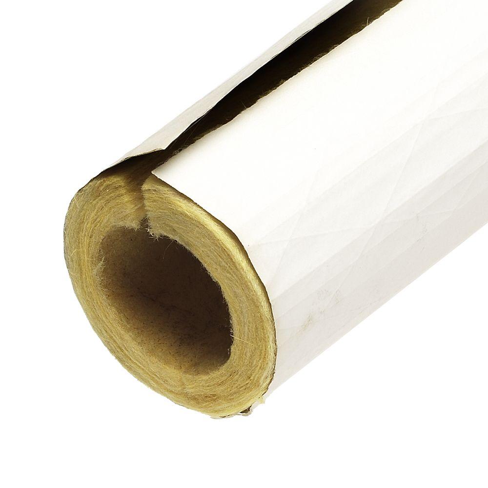 1 1 2 In X 3 Ft Fiberglass Self Sealing Pre Slit Pipe Cover F14XAD   Pipe Insulation F14xad 64 1000 