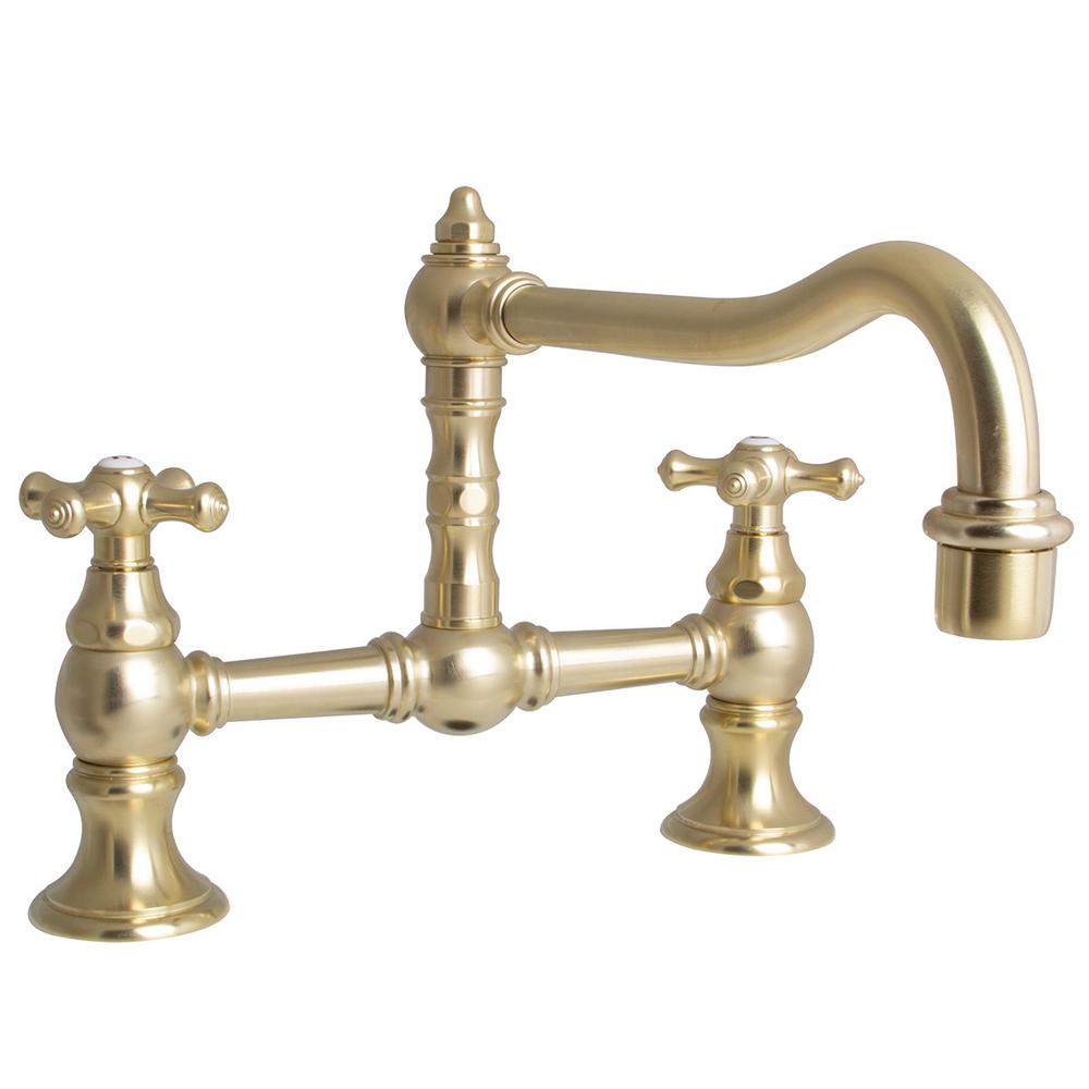 Speakman Proper 2-Handle Standard Kitchen Faucet with Cross Handles in ...