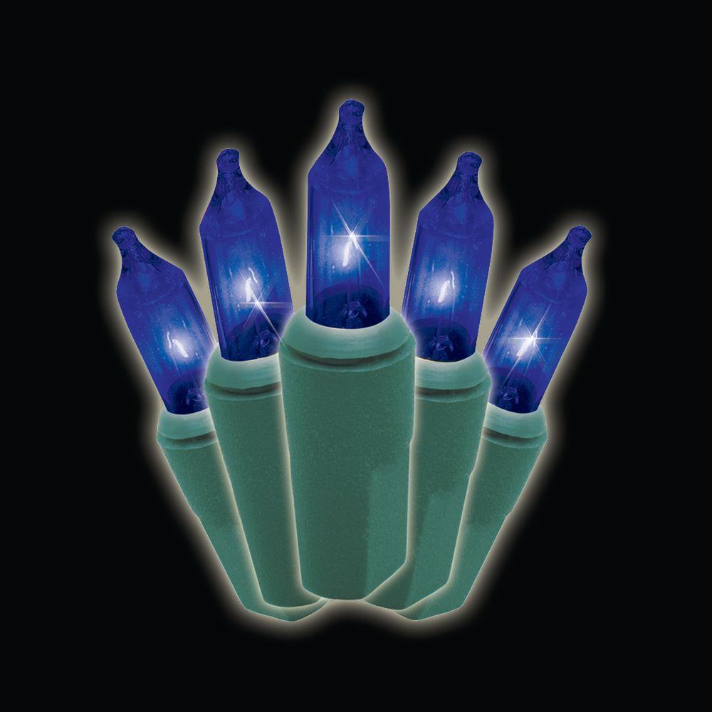 Brite Star 100Light Blue Mini Lights (Box of 2)3734320 The Home Depot