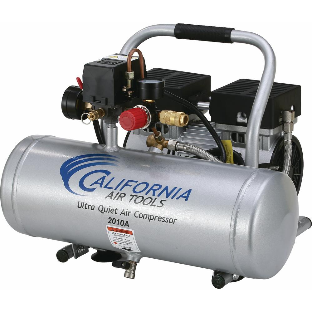 California Air Tools 2.0 Gal. 1.0 HP Ultra Quiet and Oil-Free Aluminum Tank Air... by California Air Tools