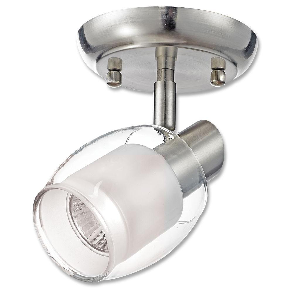 BELDI Salem Collection 1-Light Nickel Track Lighting Fixture