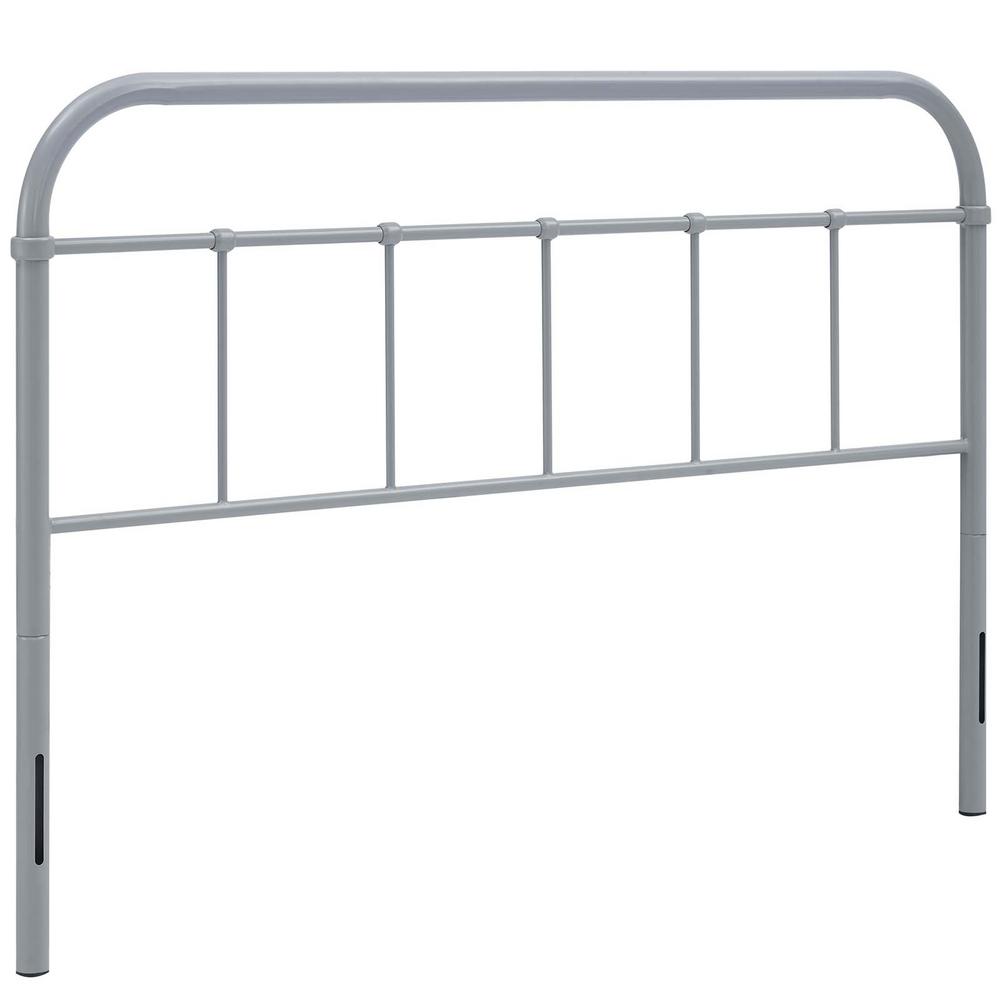 Modway Serena Gray Full Steel Headboard Mod 5535 Gry The Home Depot