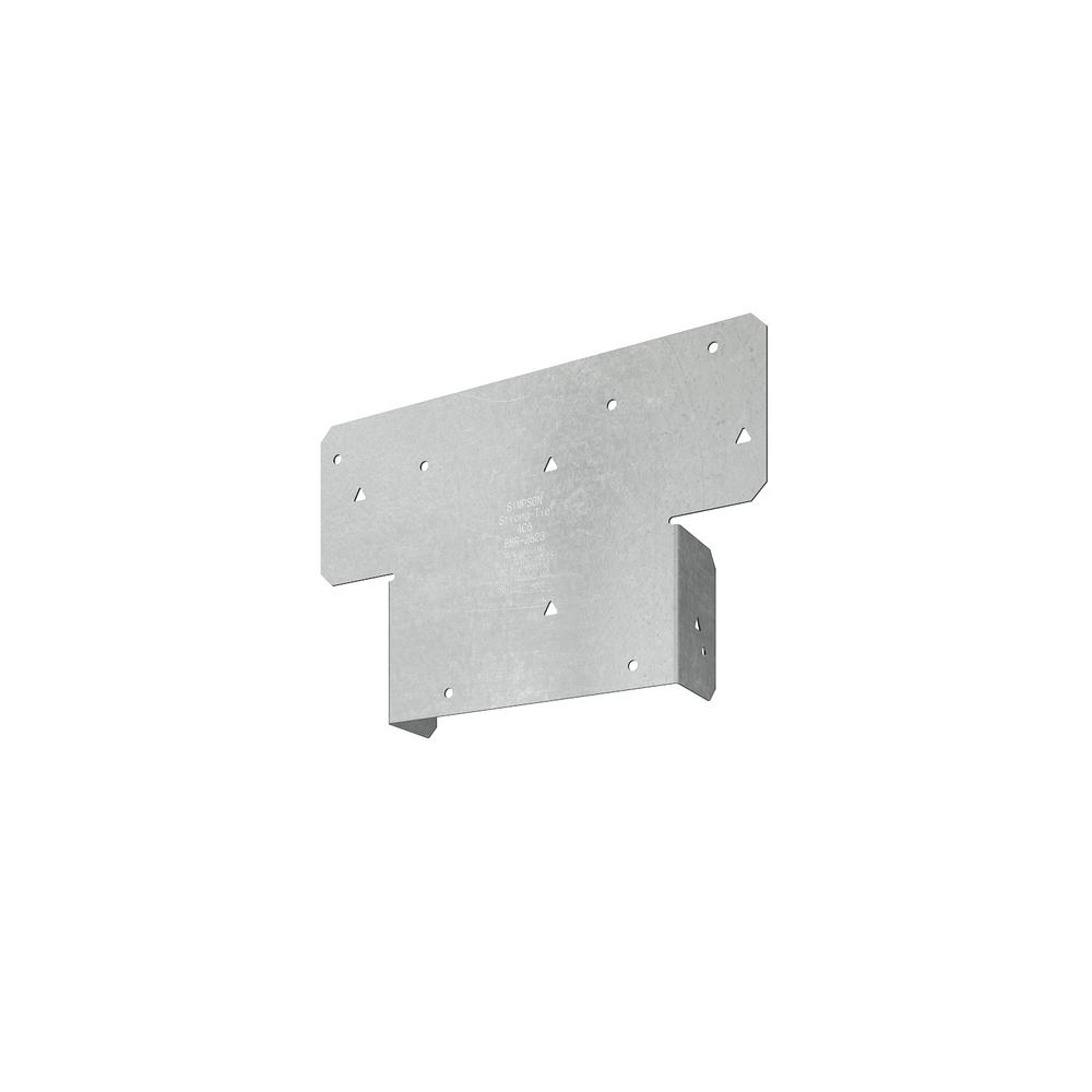 Simpson StrongTie 18Gauge Adjustable Post CapAC6 The Home Depot