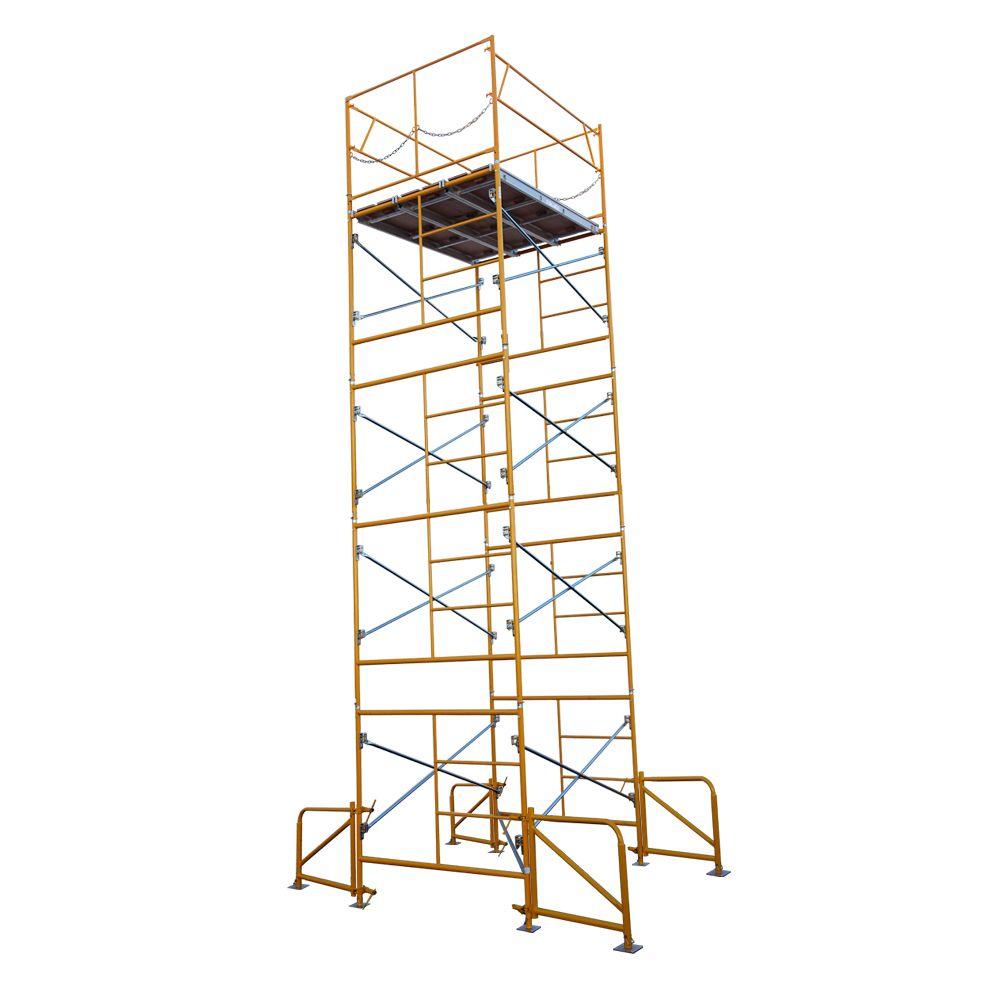 Fortress 20 ft. x 7 ft. x 5 ft. Stationary Scaffold Tower 2475 lb. Load