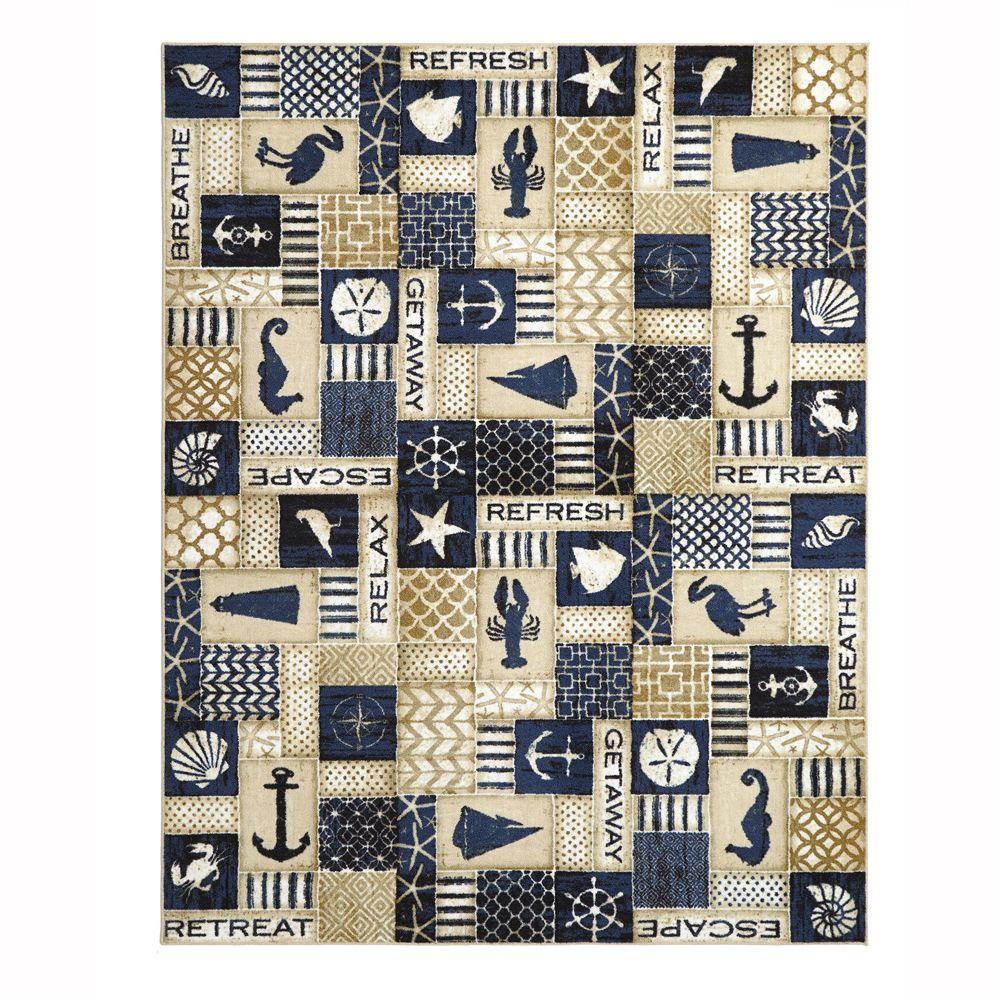 Home Decorators Collection Ocean Panel Multi 8 Ft X 10 Area Rug Home Decorators Collection Ocean Panel Multi 8 Ft X 10 Area Rug