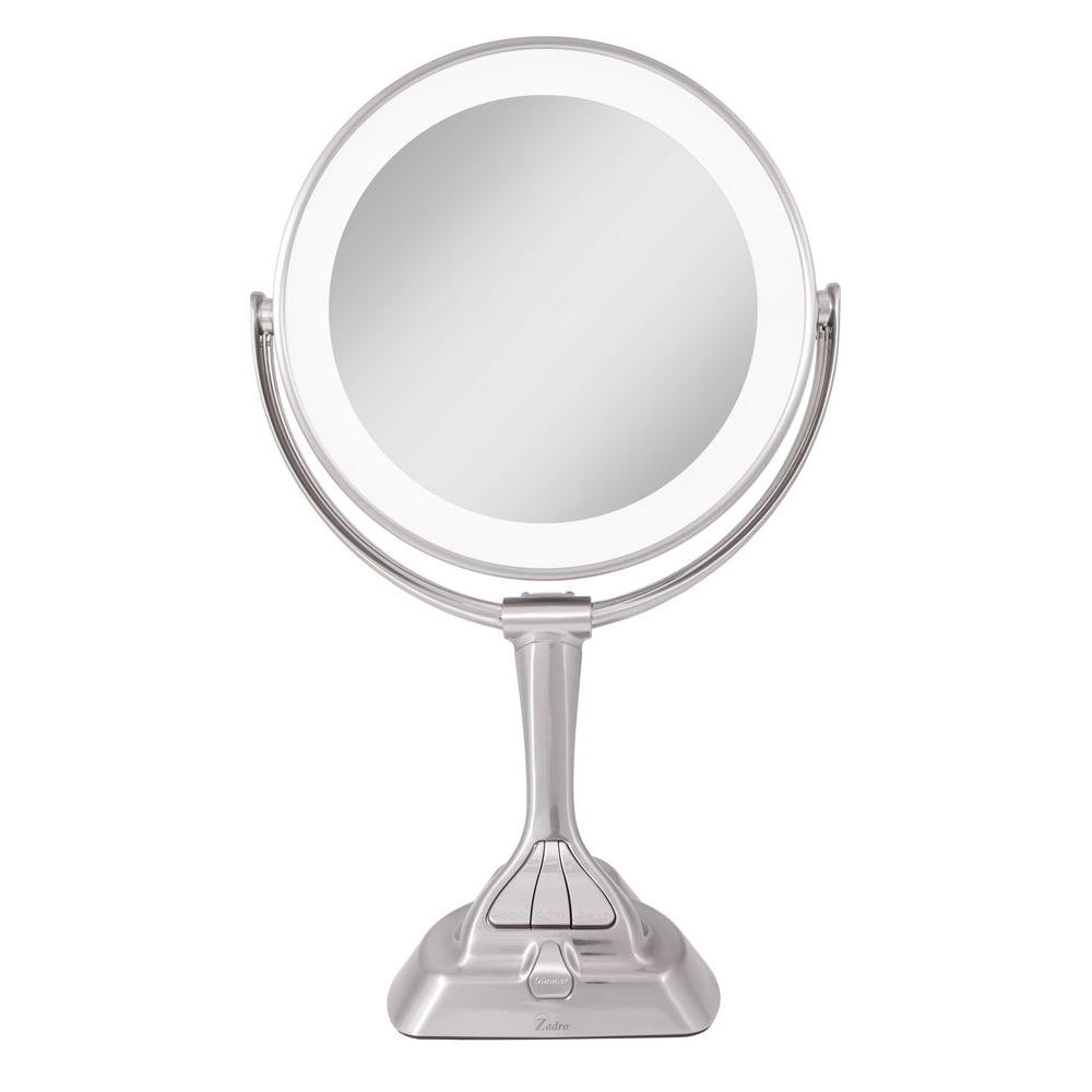 Brookstone Cordless Illuminated Makeup Mirror