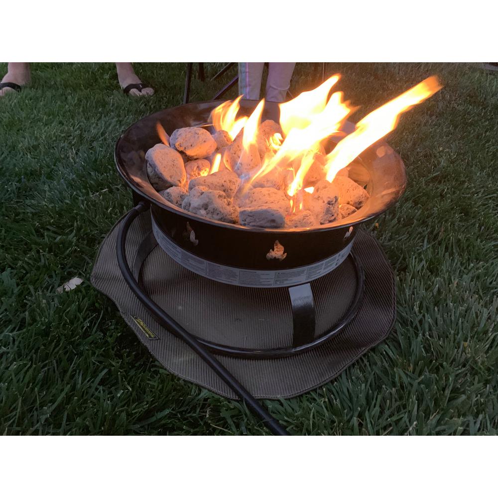 Heatshield Products Deck Armor Fire Pit And Deck Heat Shield Round