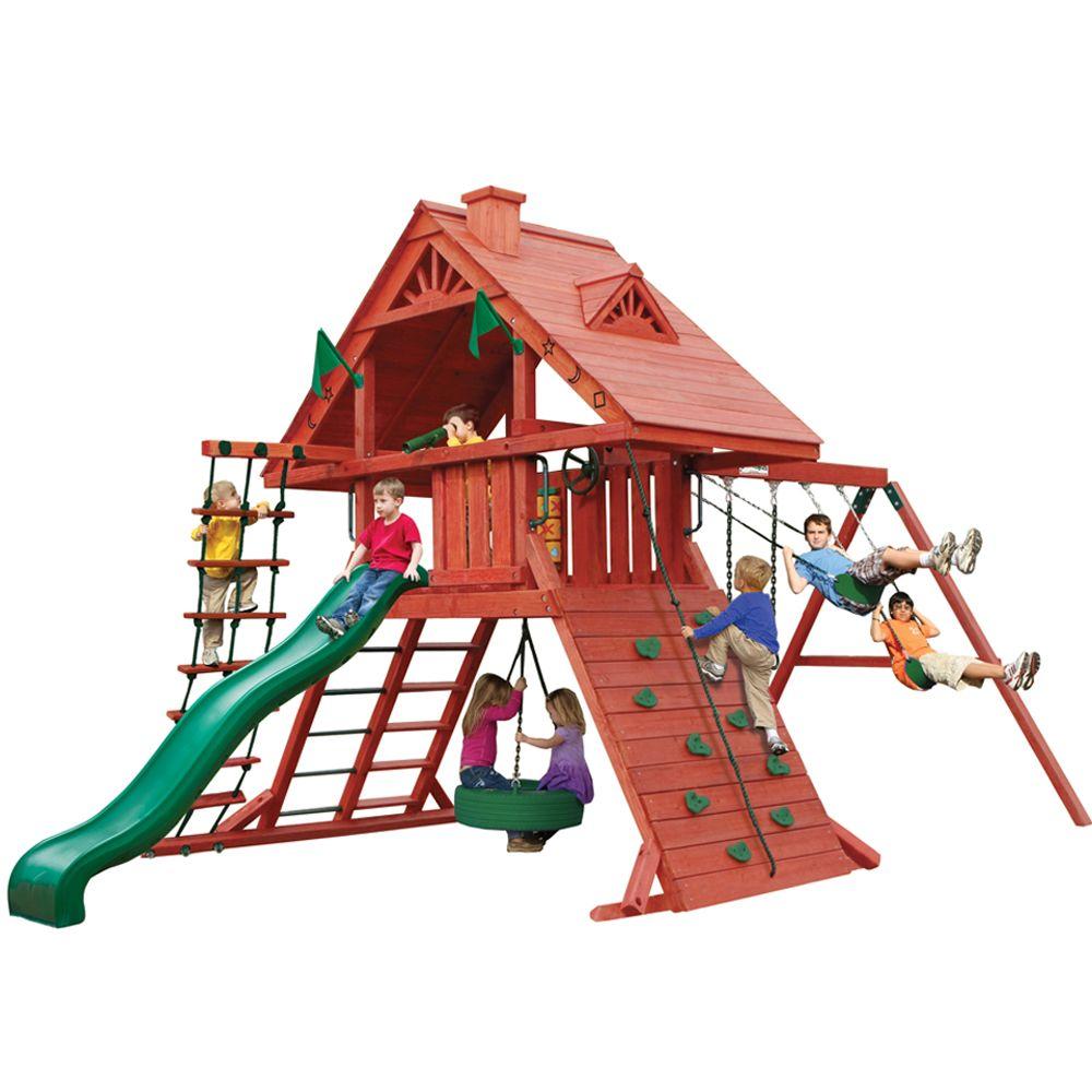 Wooden swing set deals