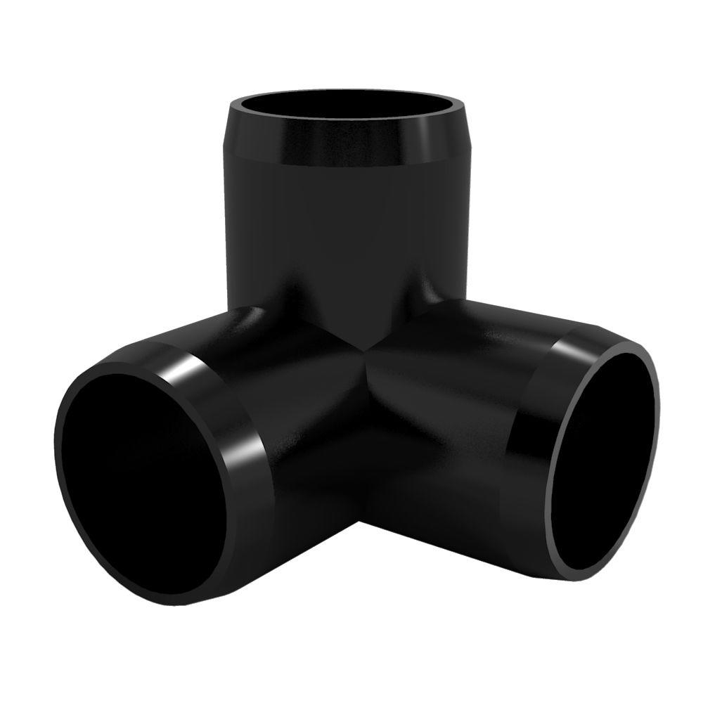 Formufit 11/2 in. Furniture Grade PVC 3Way Elbow in Black (4Pack)F1123WEBK4 The Home Depot