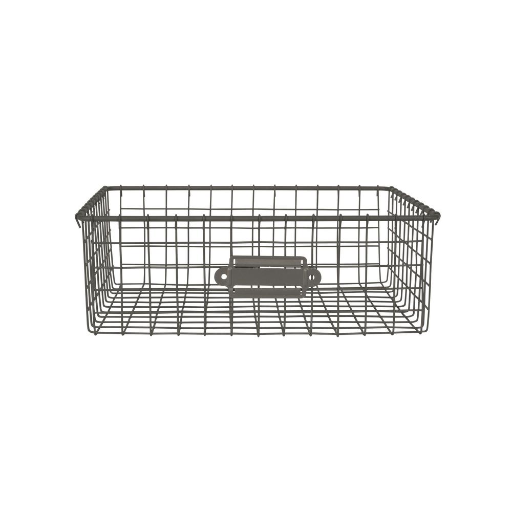 wall mounted wire storage baskets
