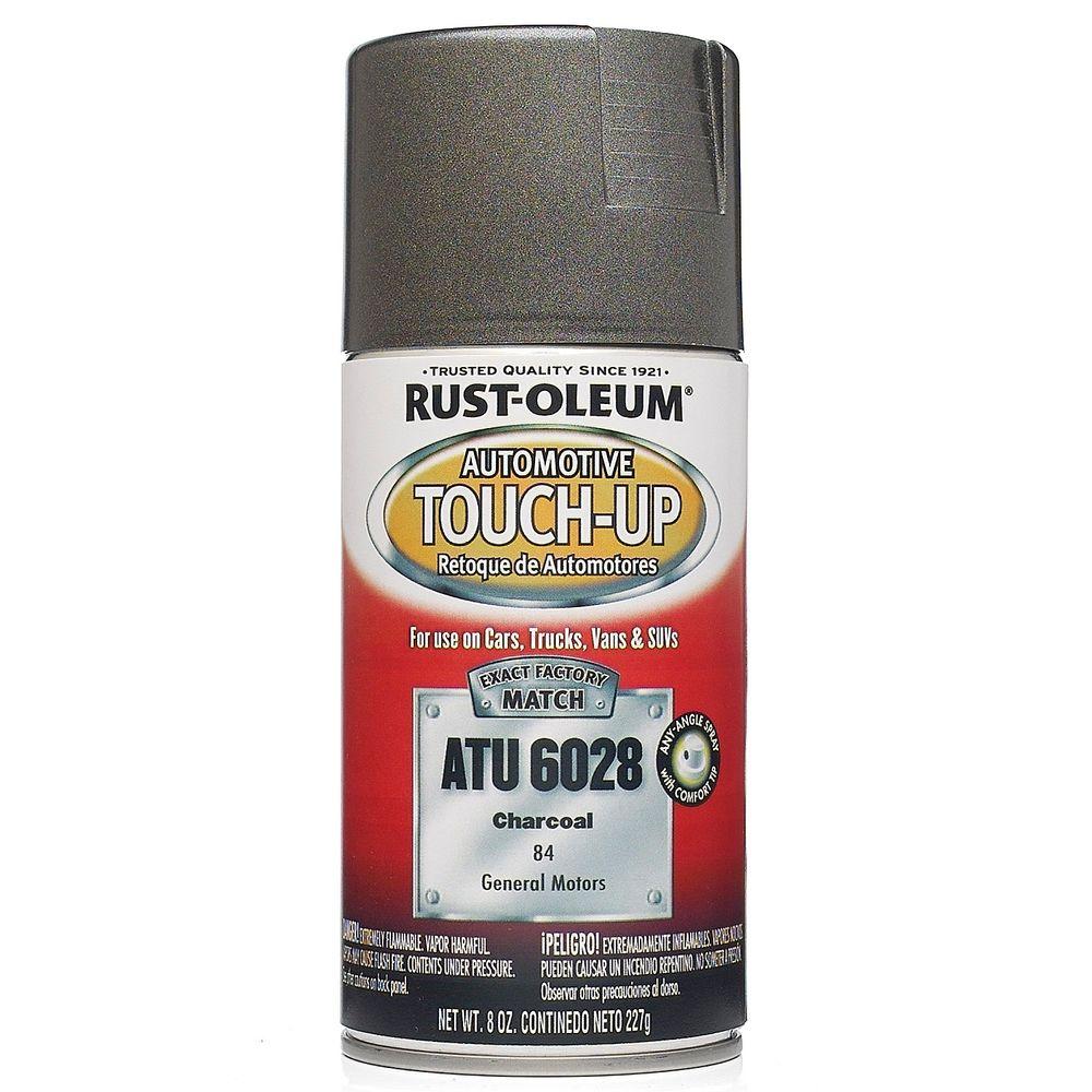 RustOleum Automotive 8 oz. Charcoal Auto TouchUp Spray (6Pack)ATU6028 The Home Depot