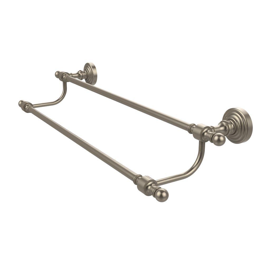 Allied Brass Retro Wave Collection 36 in. Double Towel Bar
