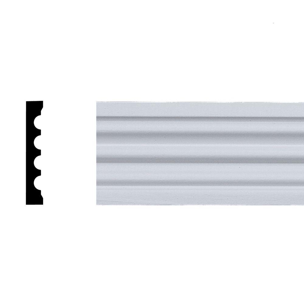 Evermark 2 5 32 In X 2 1 8 In X 76 In Primed Pine Fluted Door