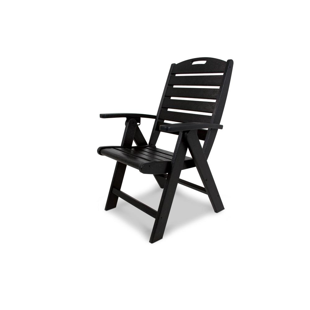 outdoor patio chairs folding trex furniture chair club charcoal yacht modern padded highback depot lawn yard garden theestatesga