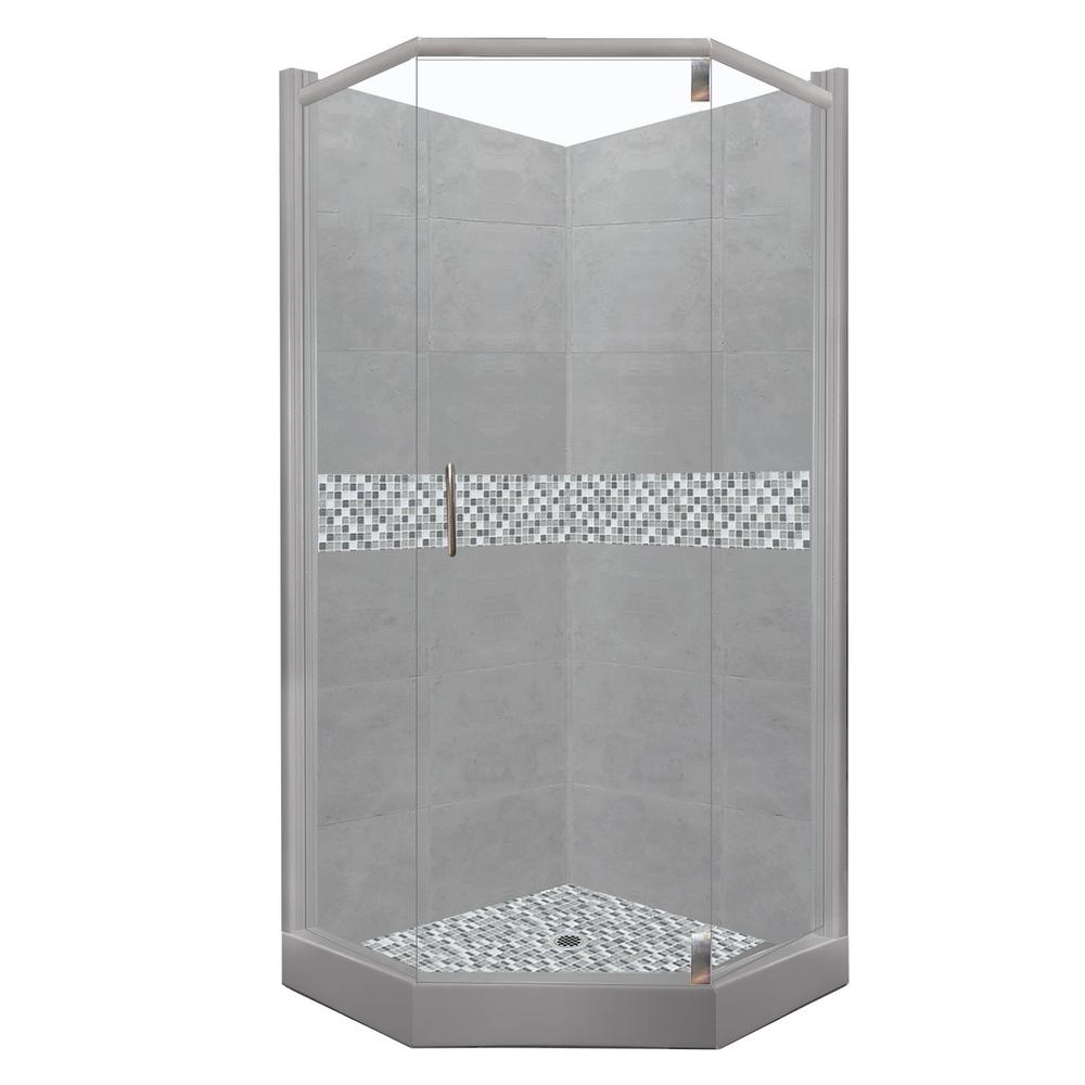 American Bath Factory Del Mar Grand Hinged 36 in. x 48 in. x 80 in