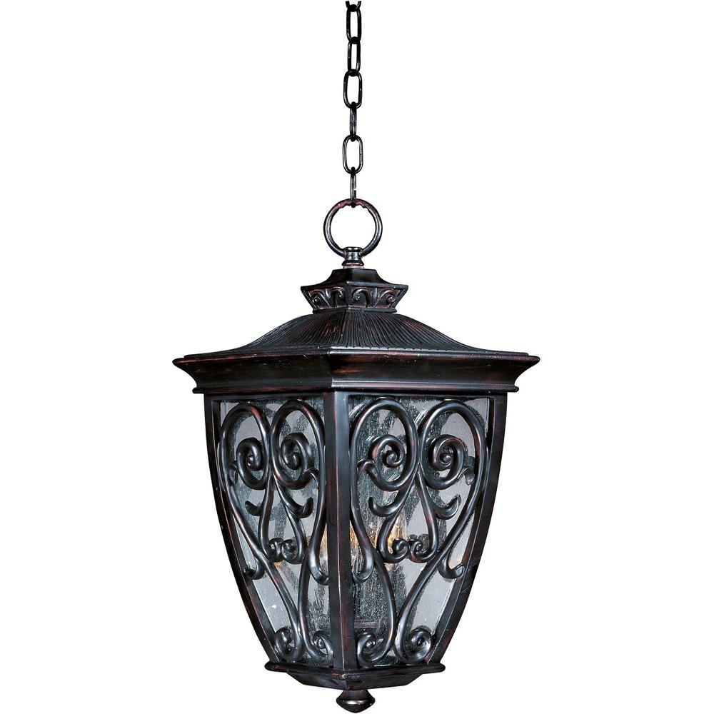 Maxim Lighting Newbury Vivex 3 Light Oriental Bronze Outdoor Maxim Lighting Newbury Vivex 3 Light