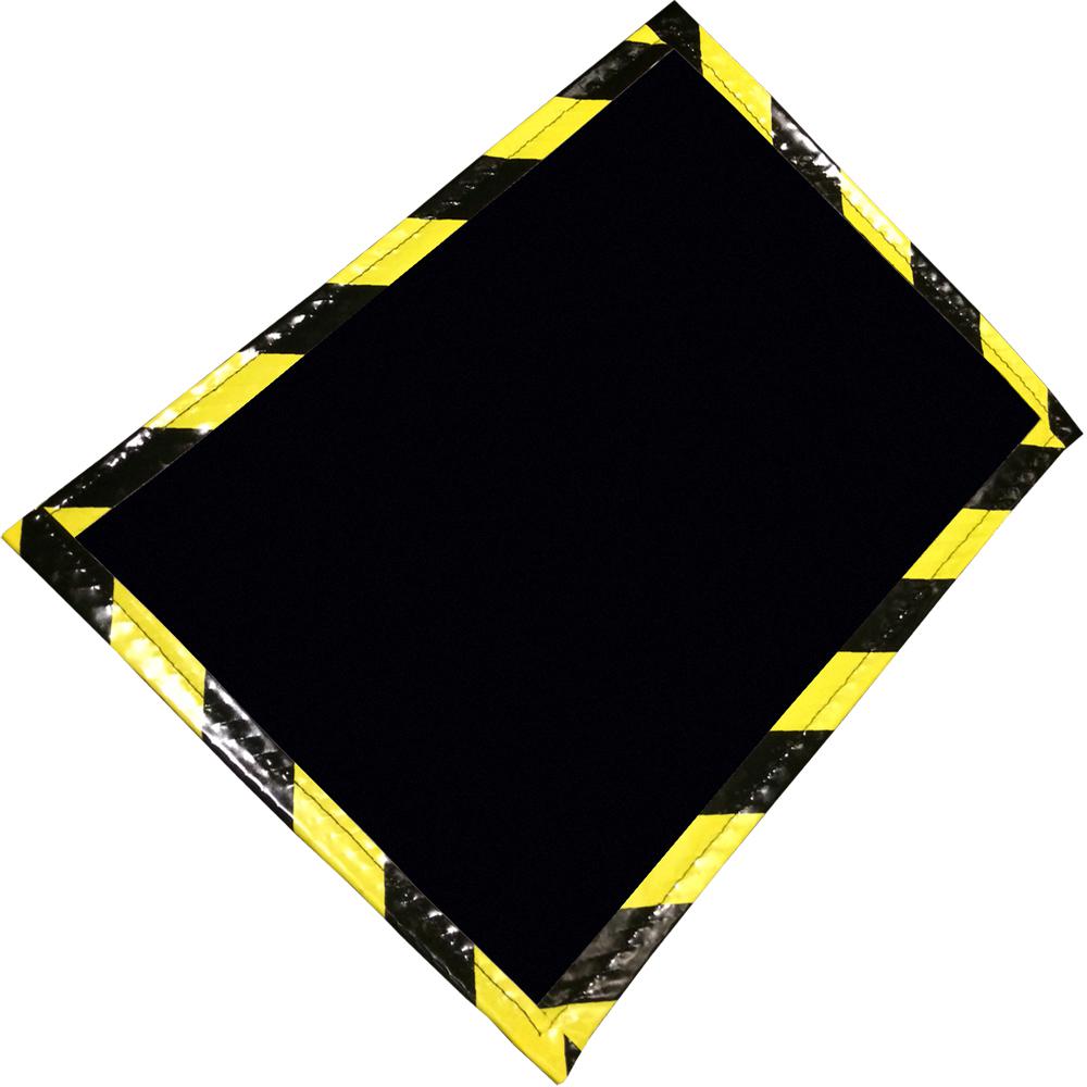 TrafficMASTER Black 36 in. x 48 in. Rubber Deck Plate MatMT1003508
