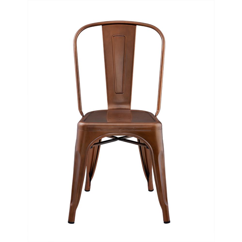 Walker Edison Furniture Company Bronze Metal Dining ChairHDH33MCBR