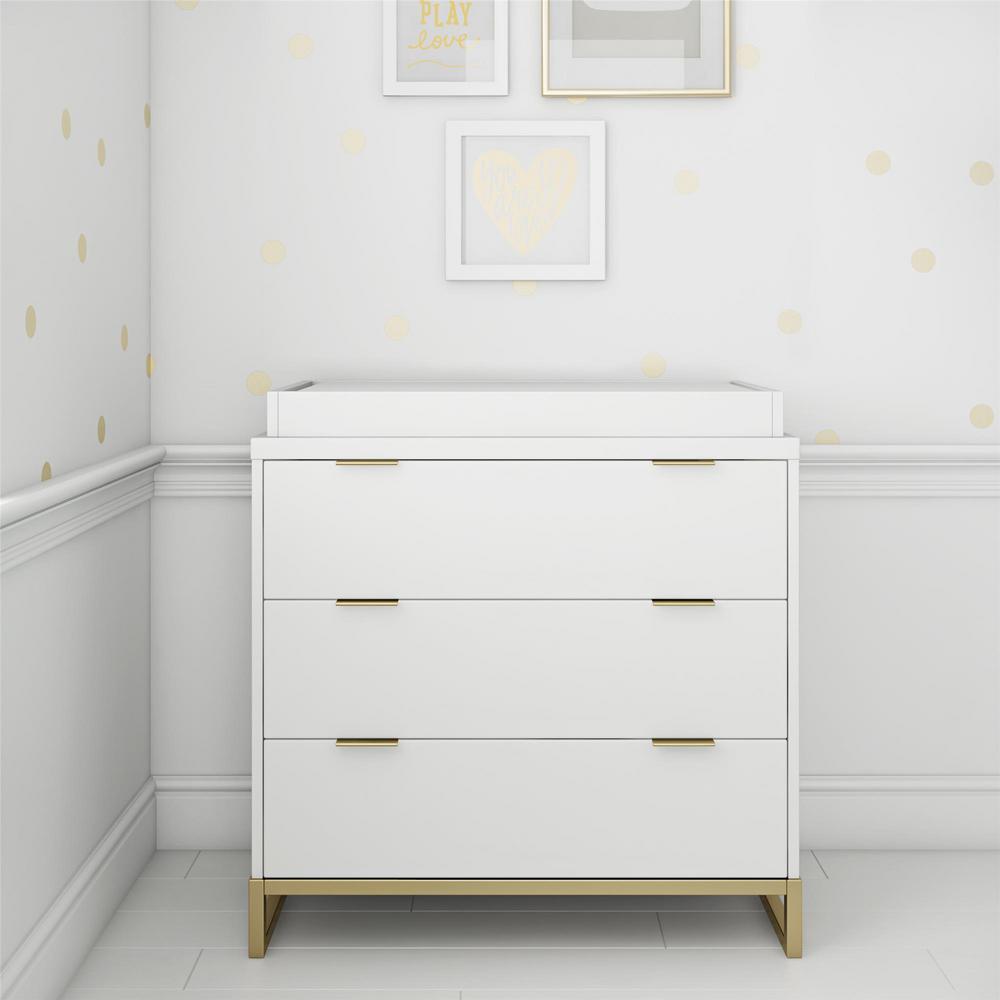 Baby Relax Holly White Dresser Topper De8410 2w The Home Depot