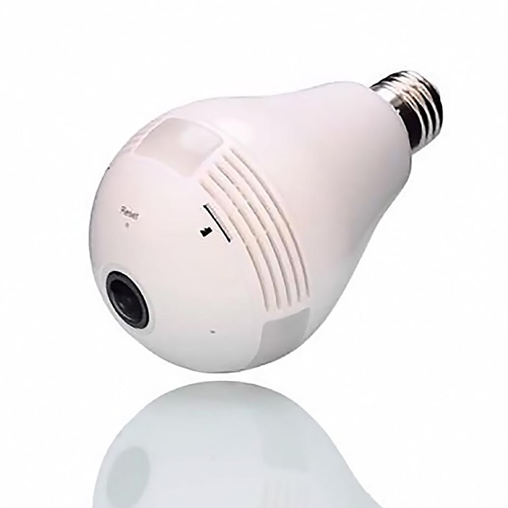 light bulb with camera inside