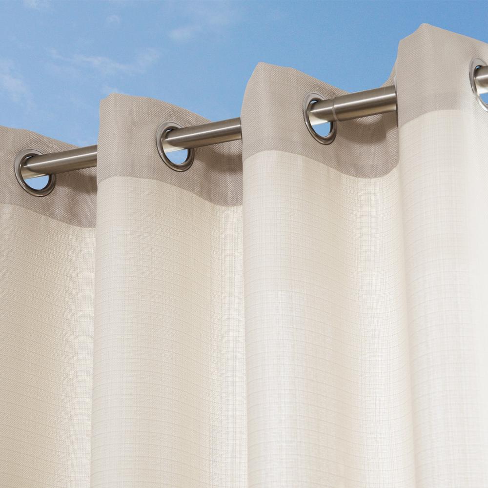 Best Home Fashion Outdoor Oxford 84 In L Polyester Drapery Panel