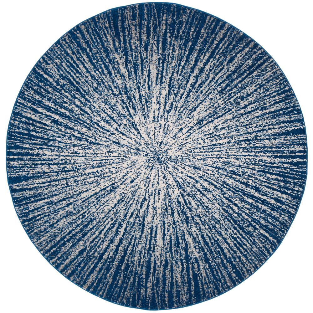 Kaleen mystic william ivory 9 ft. x 9 ft. round area rug-6001-01 9.9 rd Safavieh Evoke Navy/Ivory 9 ft. x 9 ft. Round Area Rug-EVK228N-9R - The