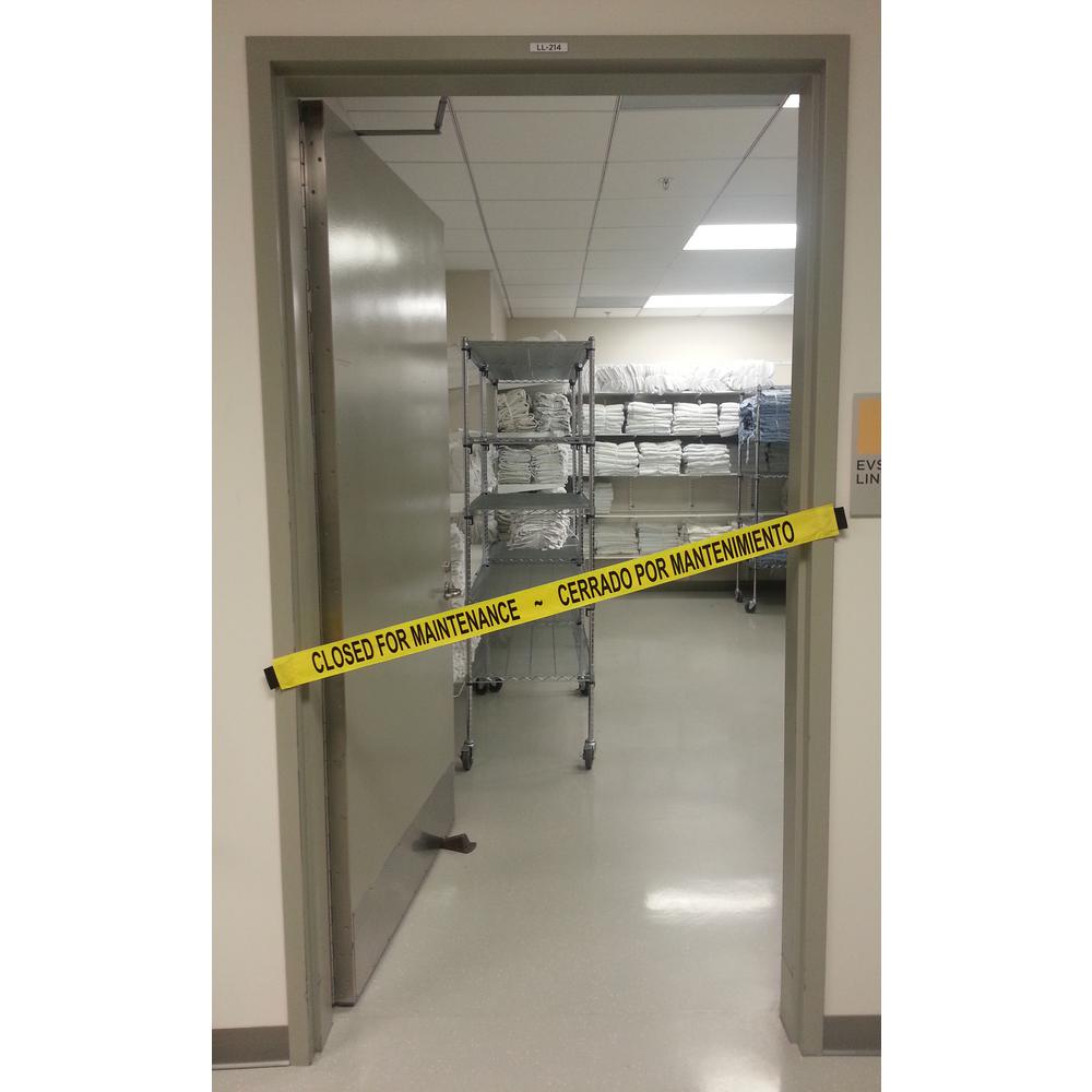 Magnetic Door Barrier Nylon Safety Barrier With Magnetic Ends