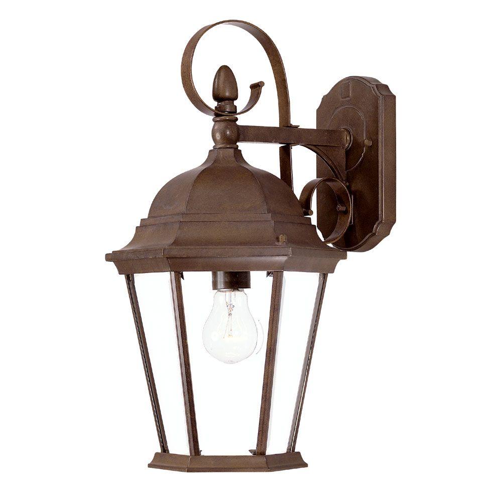Acclaim Lighting New Orleans Collection 1 Light Burled Walnut Acclaim Lighting New Orleans Collection 1 Light Burled Walnut Outdoor Wall Mount Fixture