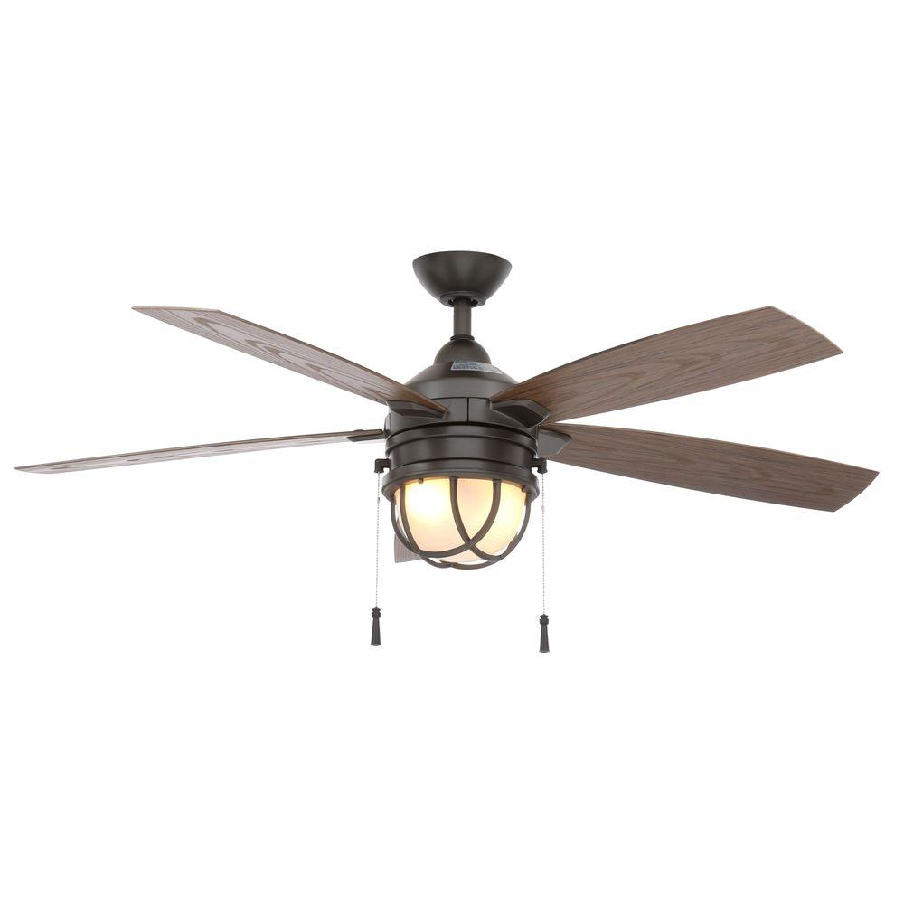 Hampton Bay Seaport 52 In Led Indoor Outdoor Natural Iron Ceiling Is There A 24in Downrod Available For The Hampton Bay Seaport 52 In Indoor Outdoor Natural Iron Ceiling Fan