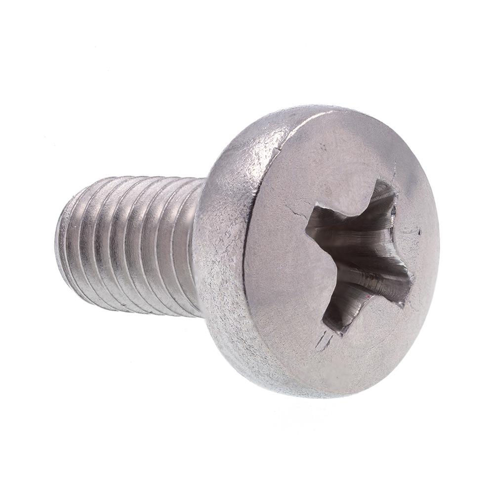 Fillister Head Stainless Steel Slotted Machine Screw 0-80  x 1.0" Length 50 Pcs 
