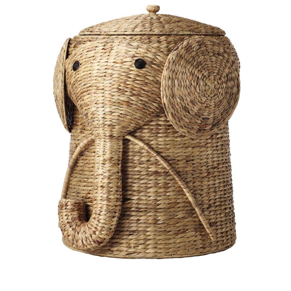 wicker baby hamper