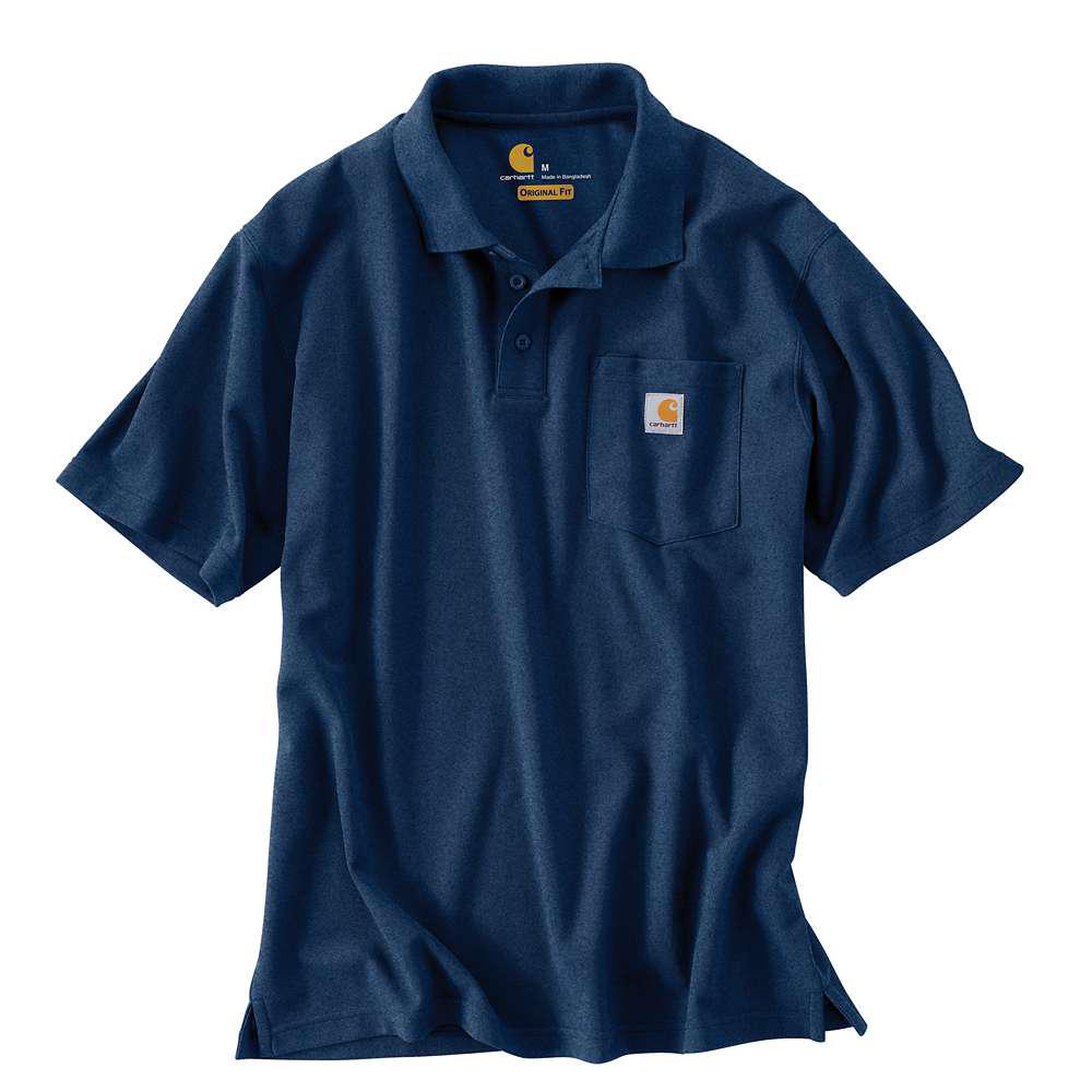 Carhartt Men's Tall XX Large Dark Cobalt Blue Heather Polyester/Cotton ...