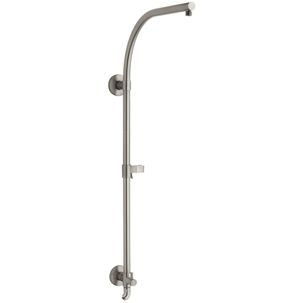 electrical spa package HydroRail Brushed Nickel K in Column Kohler Bath/Shower