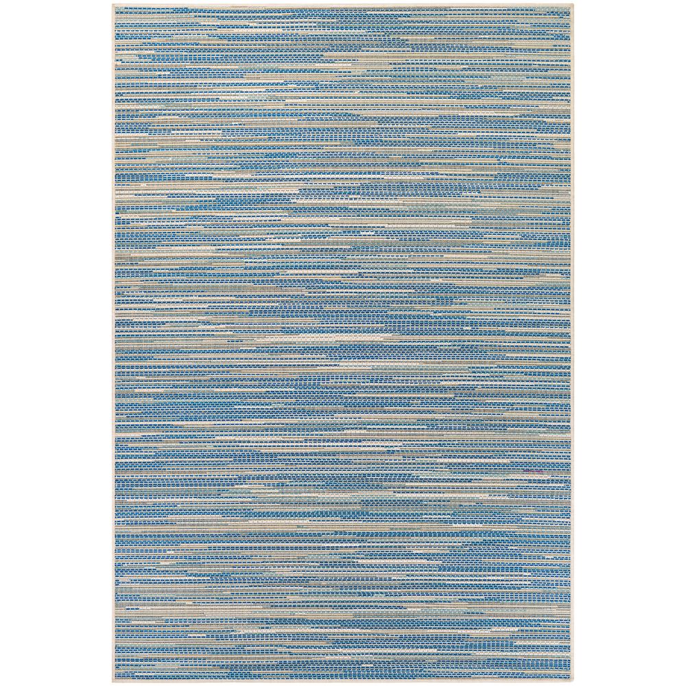 Couristan Monaco Alassio Sand Azure Turquoise 9 Ft X 13 Indoor Outdoor Area Rug