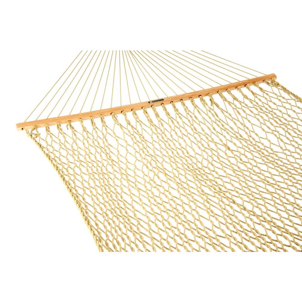 Pawleys Island 13 ft. Hammock Presidential DuraCord Rope Hammock Tan by Pawleys Island