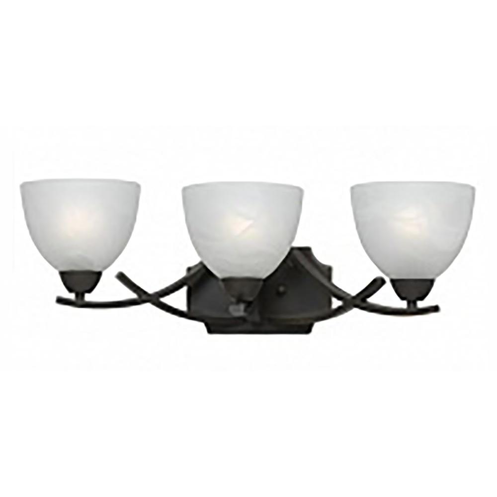 Filament Design Warna  3 Light  Bronze Bath Vanity Light  