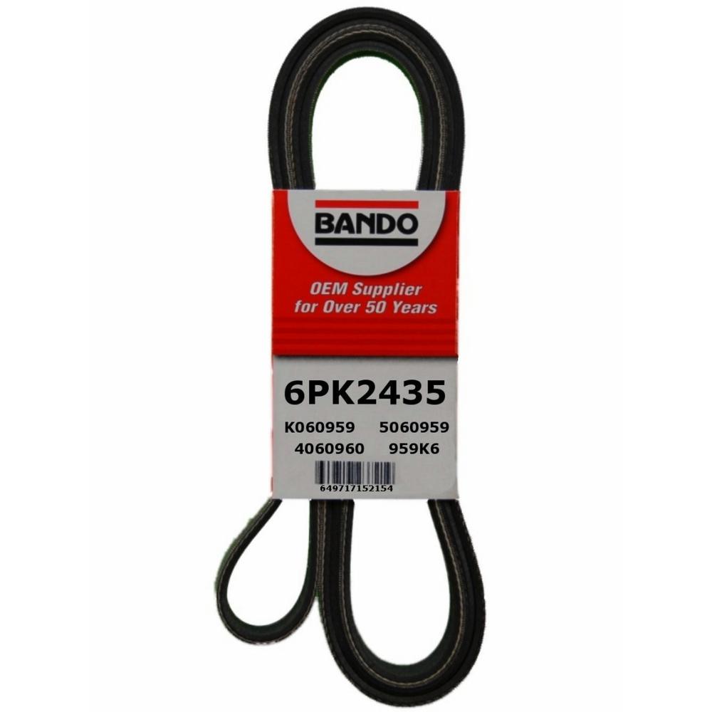 Bando Rib Ace Precision Engineered V Ribbed Belt Fits 15 Audi A8 Quattro 6pk2435 The Home Depot
