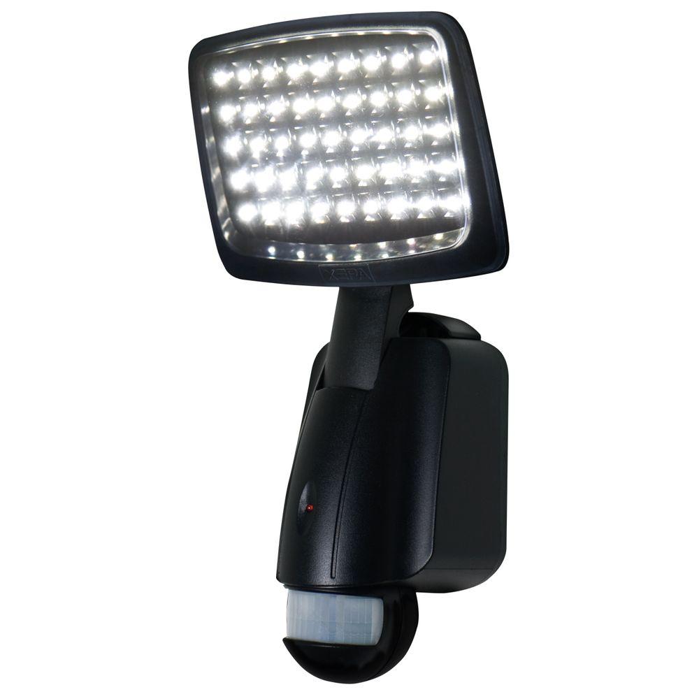 Solar Outdoor Security Lighting The Home Depot 160 Degree Outdoor Motion Activated Solar Powered Black Led Security Light
