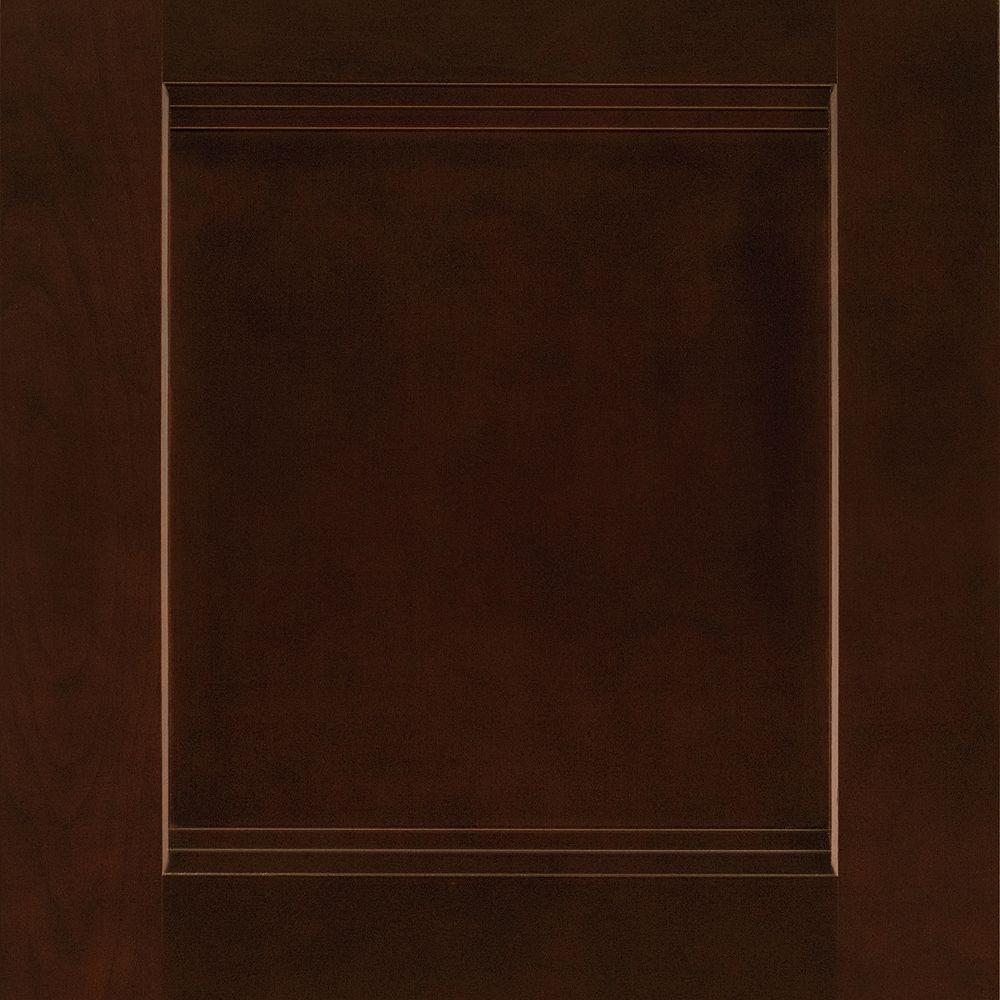 Dark Brown Cherry Cabinet Samples Kitchen Cabinets The Home Cabinet Door Sample In Del
