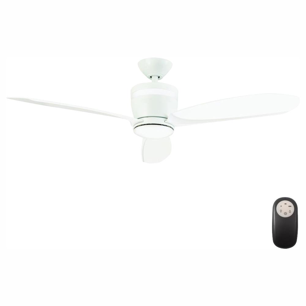 Home Decorators Collection Federigo 48 In Led White Ceiling Fan