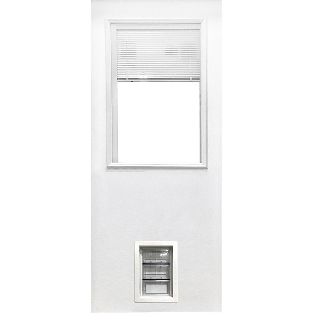 Steves & Sons 313/4 in. x 79 in. Clear 1/2Lite Mini Steves & Sons 313/4 in. x 79 in. Clear 1/2Lite Mini