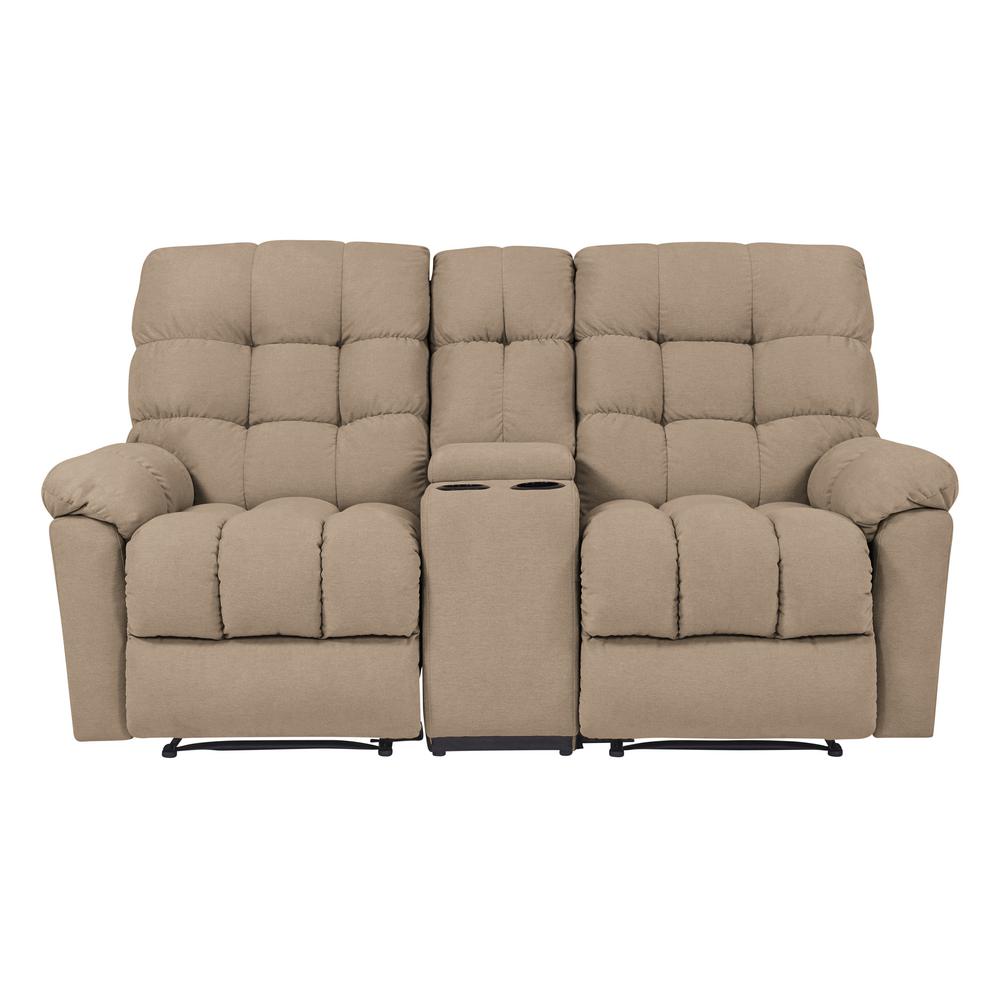 Prolounger Caribbean Blue Chenille 2 Seat Recliner Loveseat