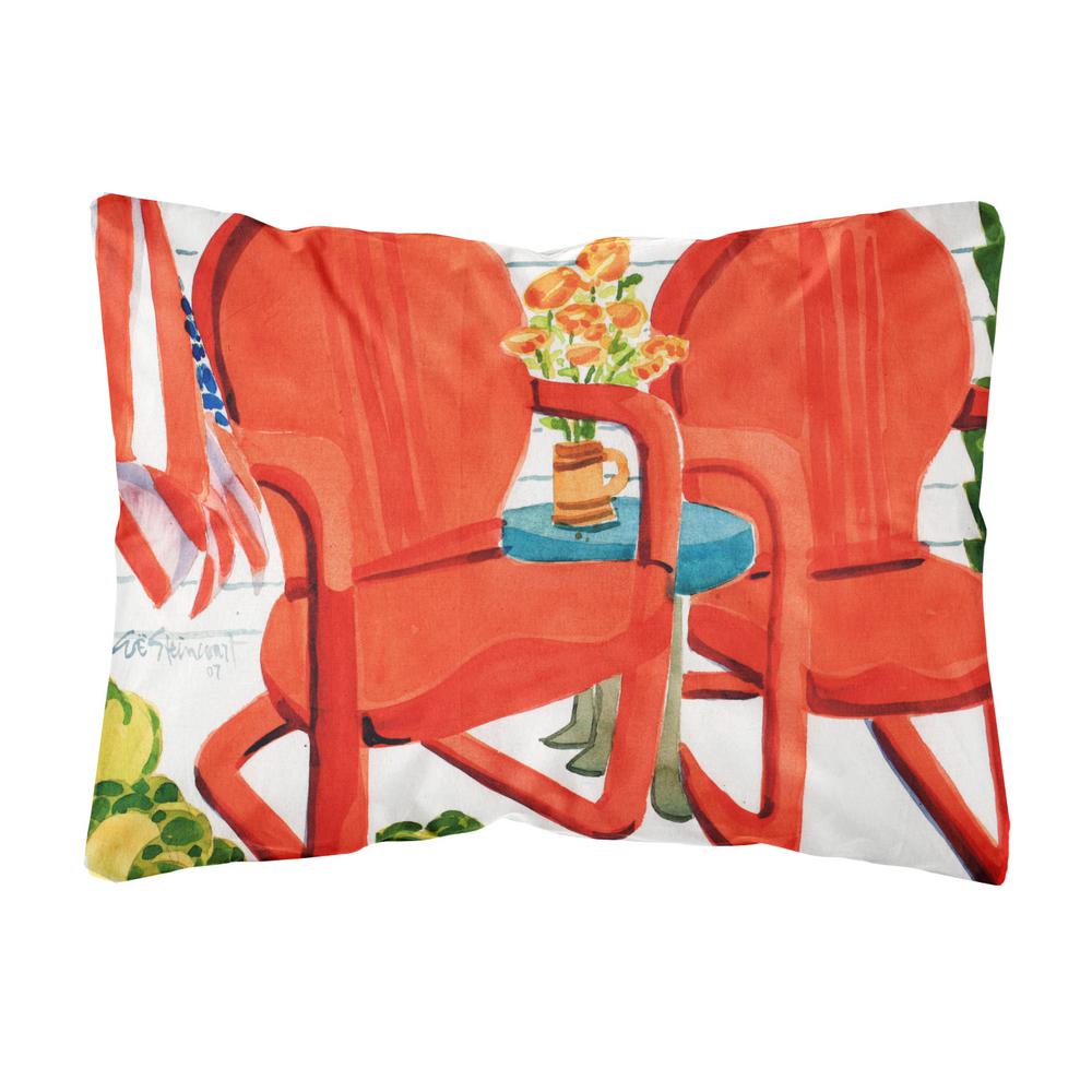 Ine S Treasures 12 In X 16 Multi Color Lumbar Outdoor Multi Color Lumbar Outdoor Throw Pillow