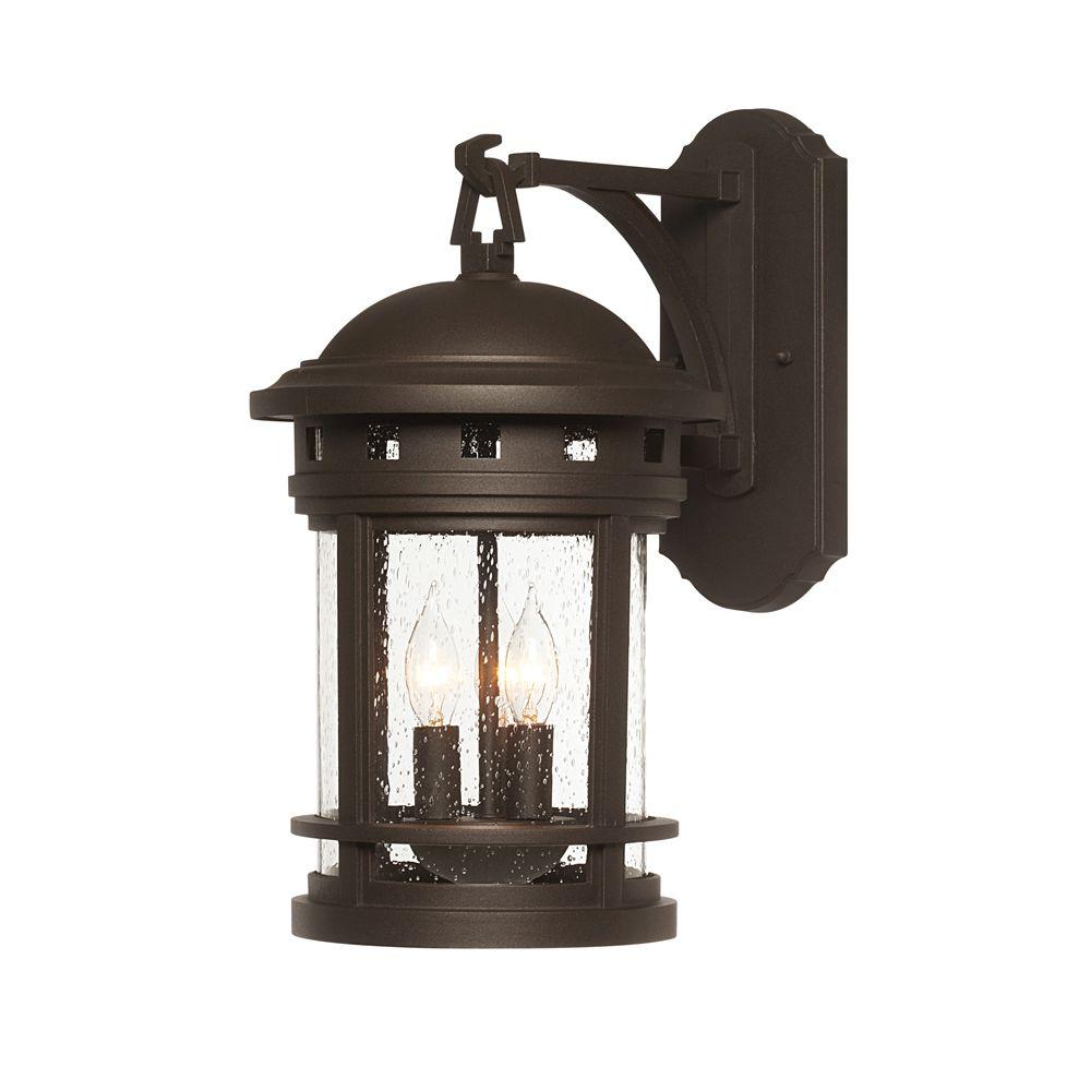 Designers Fountain Sedona 3 Light Oil Rubbed Bronze Outdoor Wall Lantern Sconce