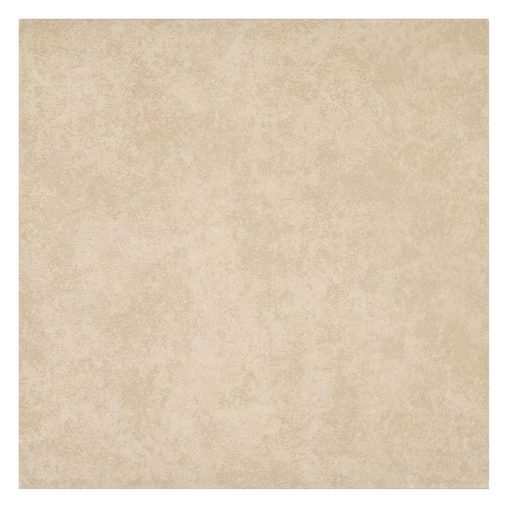 Ceramic Floor & Wall Tile: TrafficMASTER Building Materials Laguna Bay Cream (Ivory) 12 in. x 12 in. Ceramic Floor and Wall Tile (15 sq. ft. / case) UF6Z