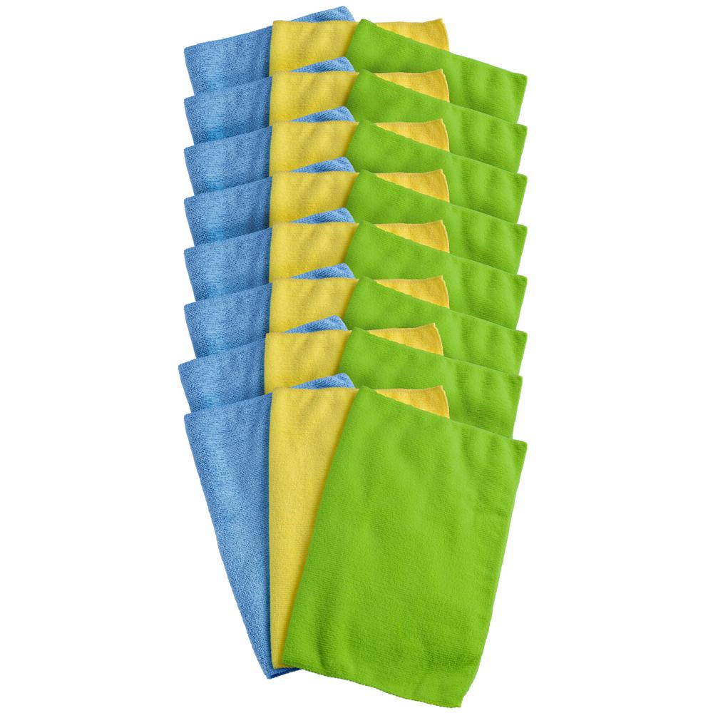 Quickie 14 in. x 14 in. Microfiber Towels (24Pack)49024RM The Home Depot