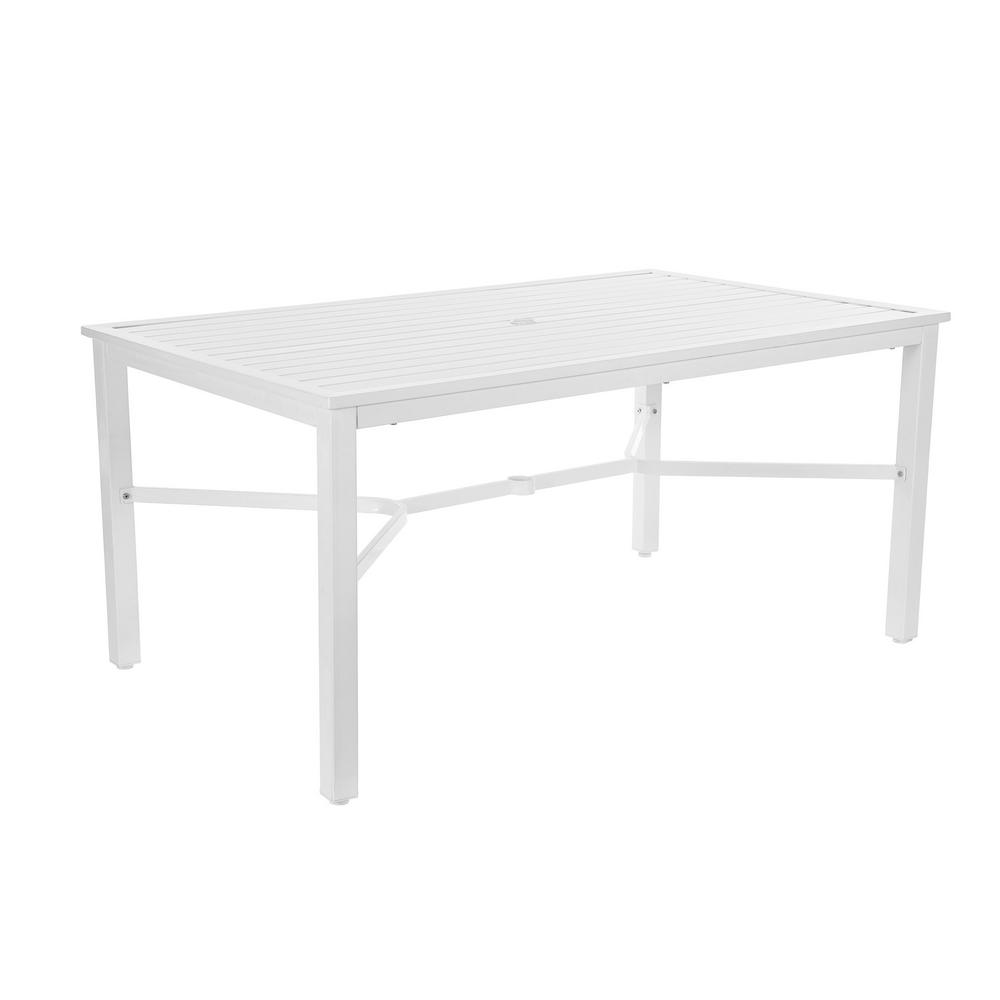 Patio Dining Tables The Home Depot - Fairmont Steel Rectangular Patio Dining Table Black Thresholdtm Patio Dining Tables The Home Depot - Fairmont Steel Rectangular Patio Dining Table Black Thresholdtm