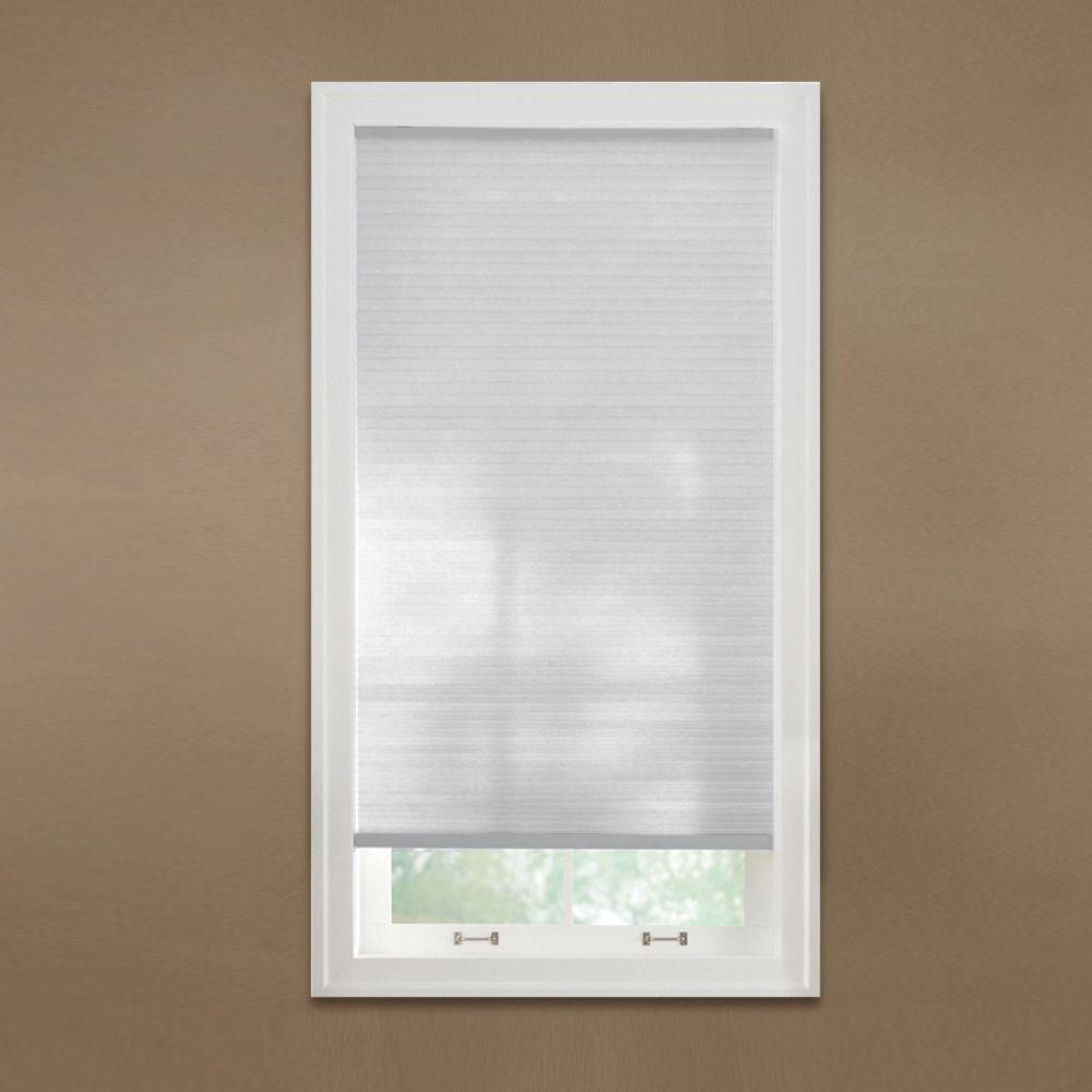 Size Arlo Blinds 9//16 Single Cell Light Filtering Cordless Cellular Shades 16 W x 48 H Color Pure White