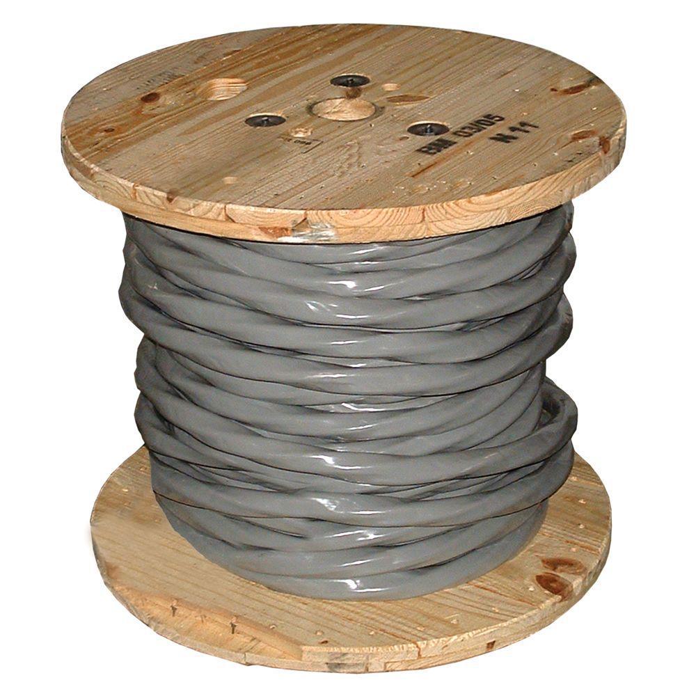 Southwire 500 ft. 4/0-4/0-4/0-2/0 Black Stranded AL MHF USE-2 Cable