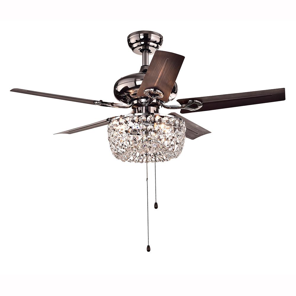 Warehouse of Tiffany Angel 43 in. Indoor Bronze 5Blade Crystal